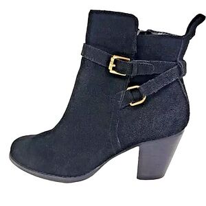 Lauren Ralph Lauren Maricia Suede Leather Ankle Boots 7